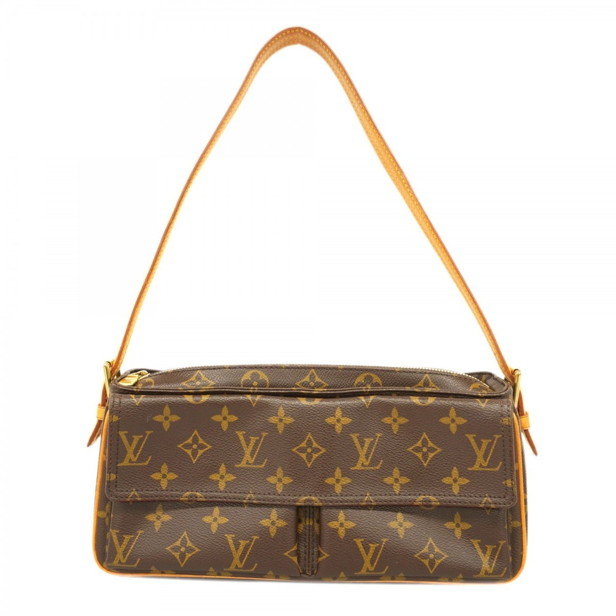 Louis Vuitton Shoulder Bag Monogram Vivacite MM M51164 Brown Women's