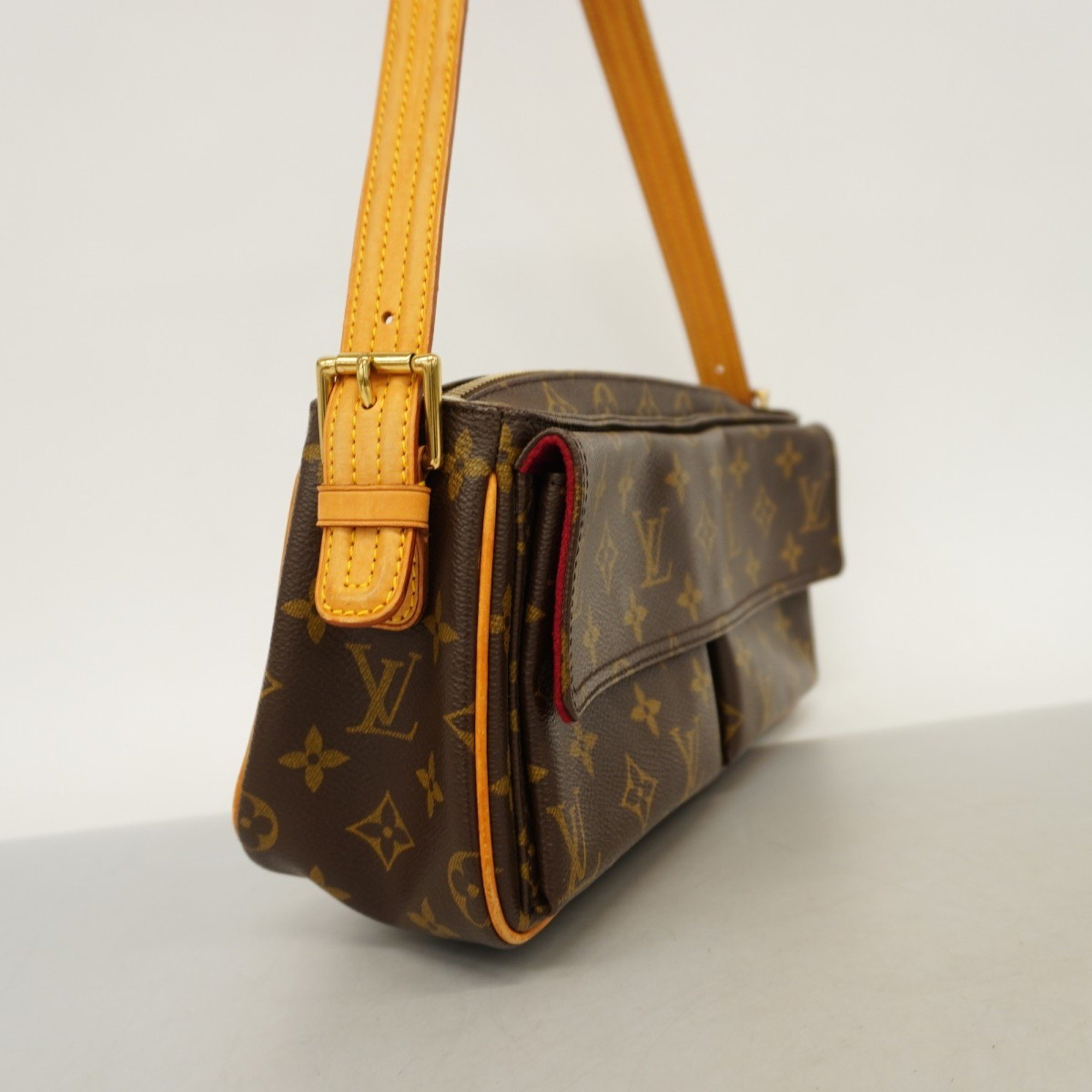 Louis Vuitton Shoulder Bag Monogram Vivacite MM M51164 Brown Women's