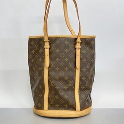 Louis Vuitton Tote Bag Monogram Bucket GM M42236 Brown Women's