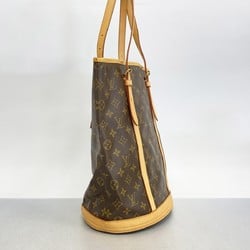 Louis Vuitton Tote Bag Monogram Bucket GM M42236 Brown Women's