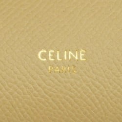 Celine handbag bed bag nano leather beige ladies