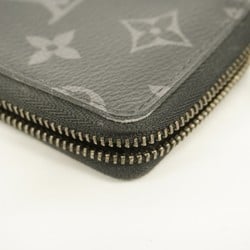 Louis Vuitton Wallet/Coin Case Monogram Eclipse Zipper Coin Purse Vertical M81662 Black Men's