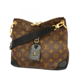 Louis Vuitton Shoulder Bag Monogram Odeon NMPM M45353 Brown Black Ladies