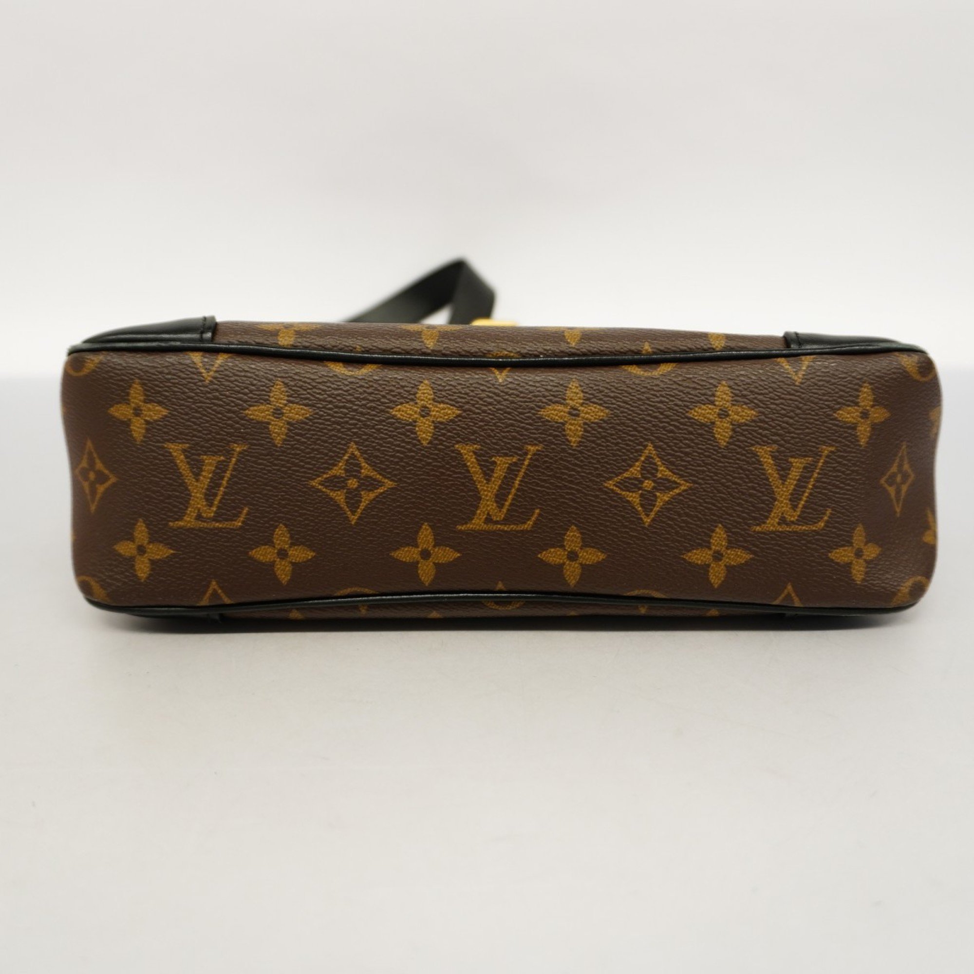 Louis Vuitton Shoulder Bag Monogram Odeon NMPM M45353 Brown Black Ladies