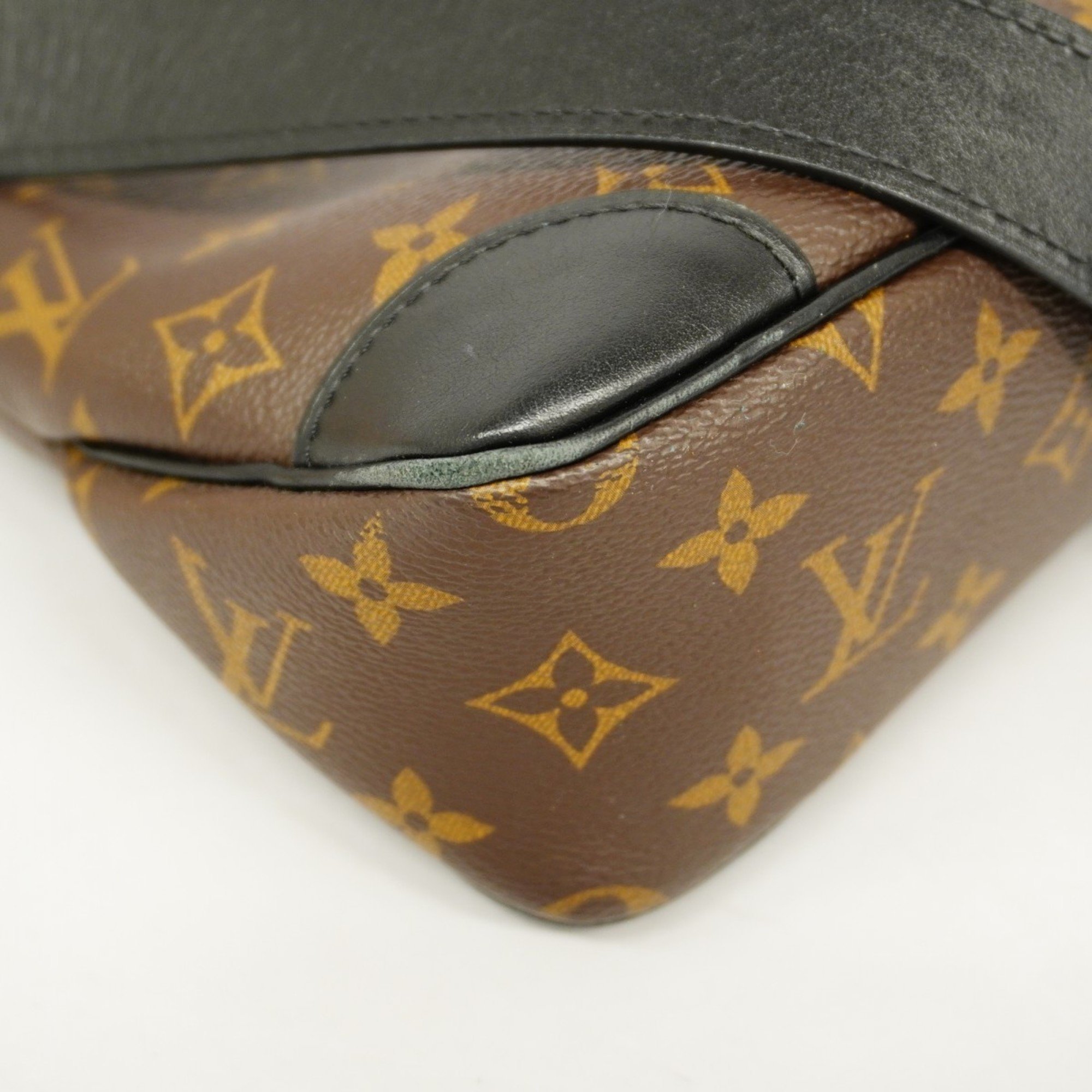 Louis Vuitton Shoulder Bag Monogram Odeon NMPM M45353 Brown Black Ladies