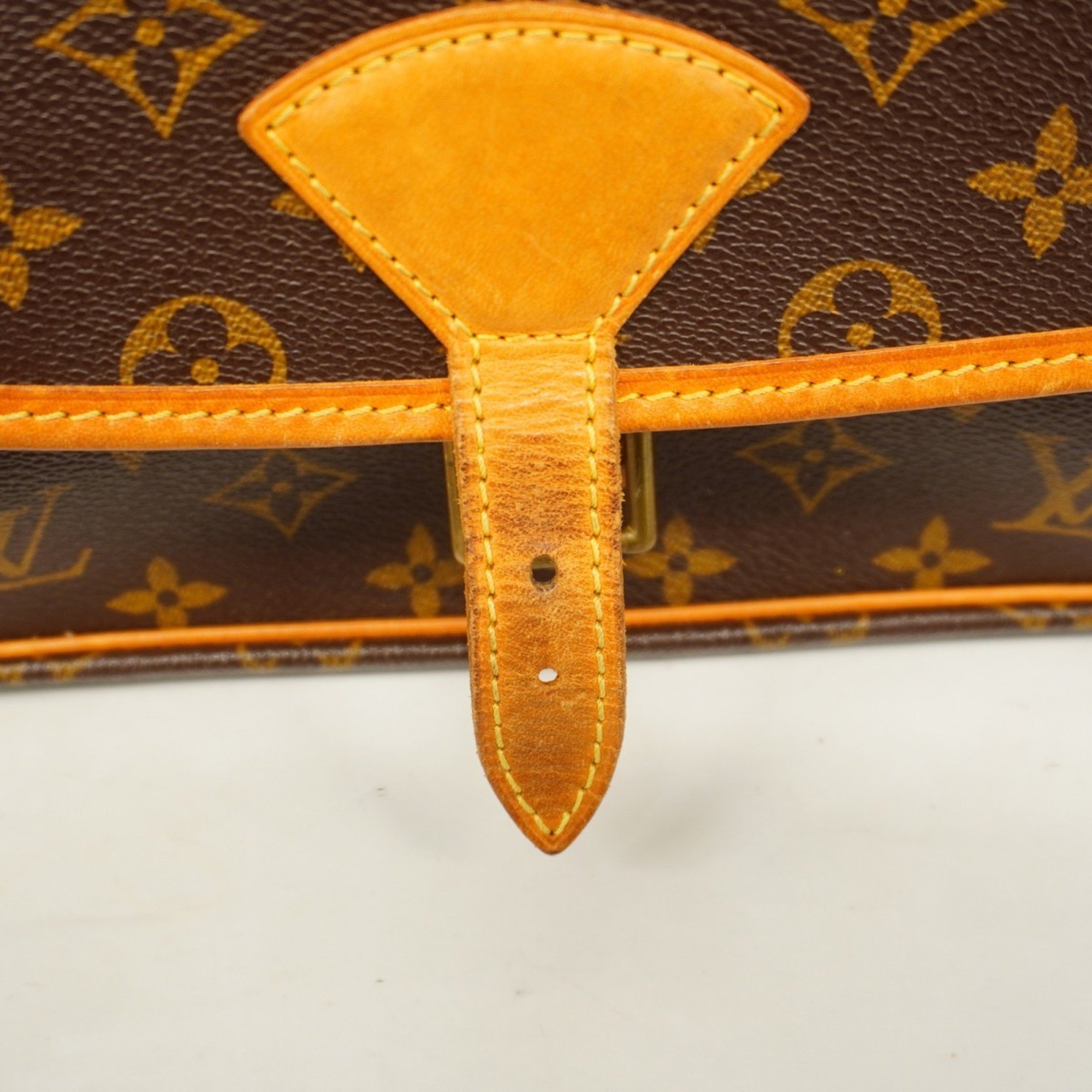 Louis Vuitton Shoulder Bag Monogram Sologne M42250 Brown Ladies