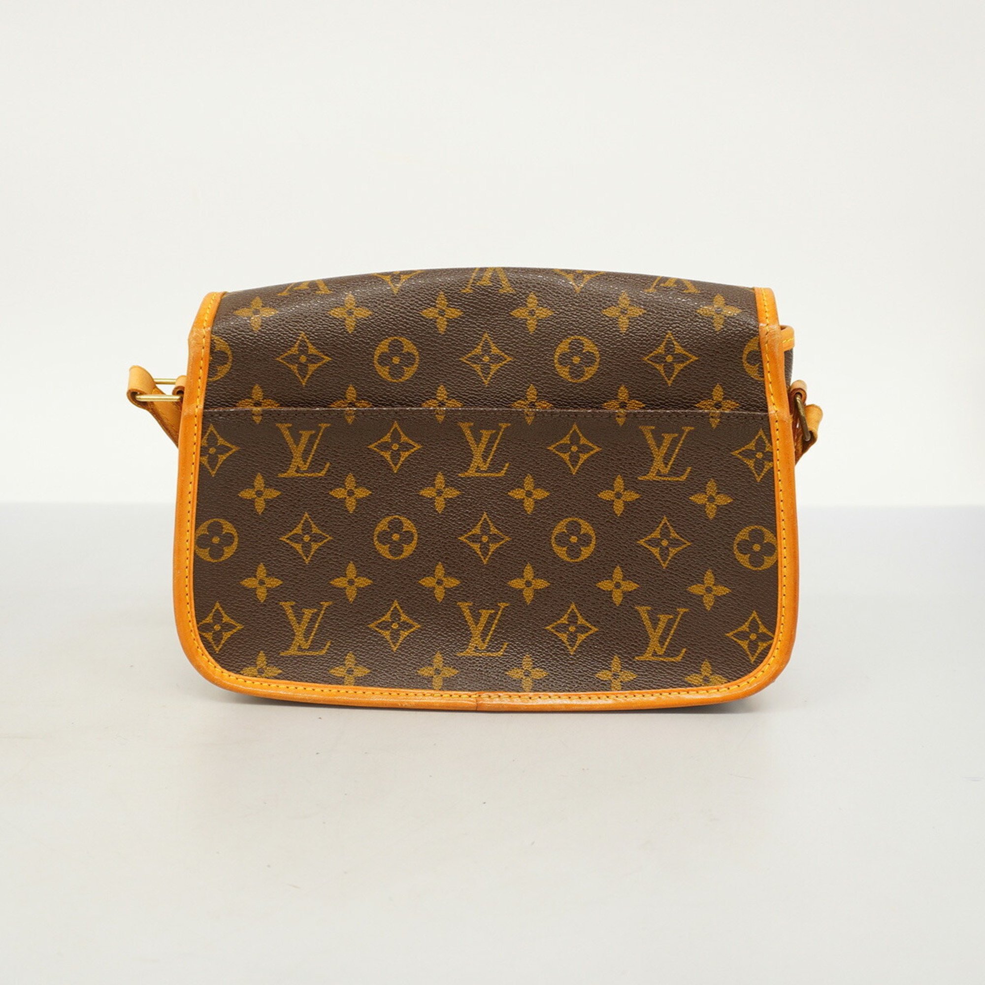 Louis Vuitton Shoulder Bag Monogram Sologne M42250 Brown Ladies