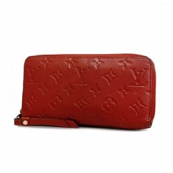 Louis Vuitton Long Wallet Monogram Empreinte Zippy M63691 Scarlet Ladies