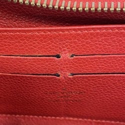 Louis Vuitton Long Wallet Monogram Empreinte Zippy M63691 Scarlet Ladies