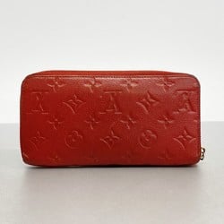 Louis Vuitton Long Wallet Monogram Empreinte Zippy M63691 Scarlet Ladies