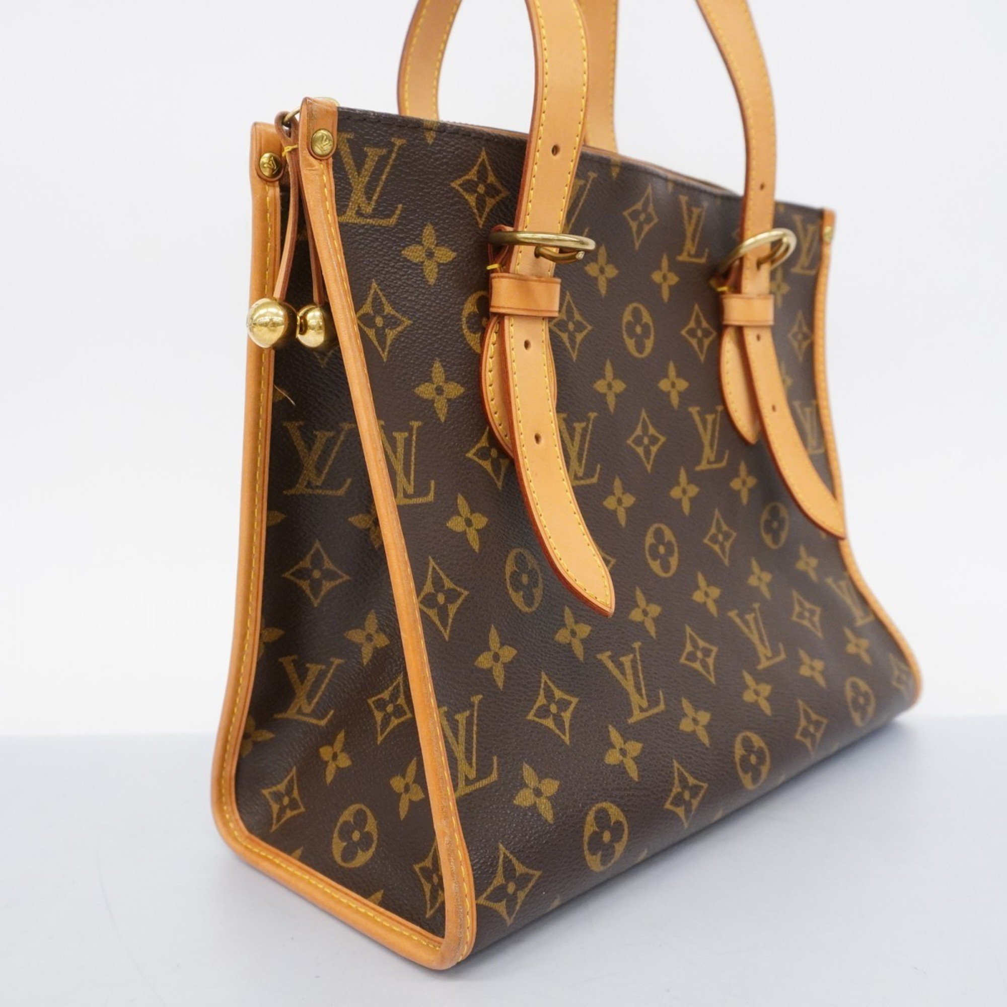 Louis Vuitton Tote Bag Monogram Popincourt M40007 Brown Ladies