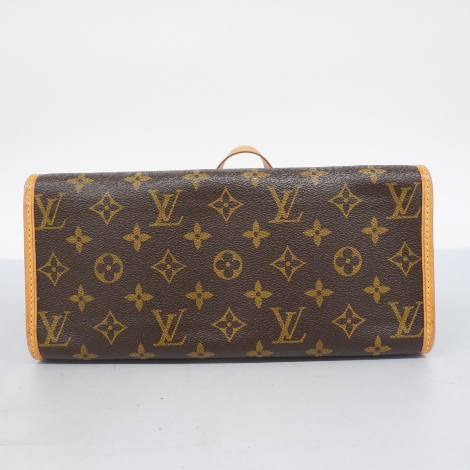 Louis Vuitton Tote Bag Monogram Popincourt M40007 Brown Ladies