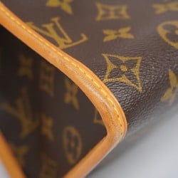 Louis Vuitton Tote Bag Monogram Popincourt M40007 Brown Ladies