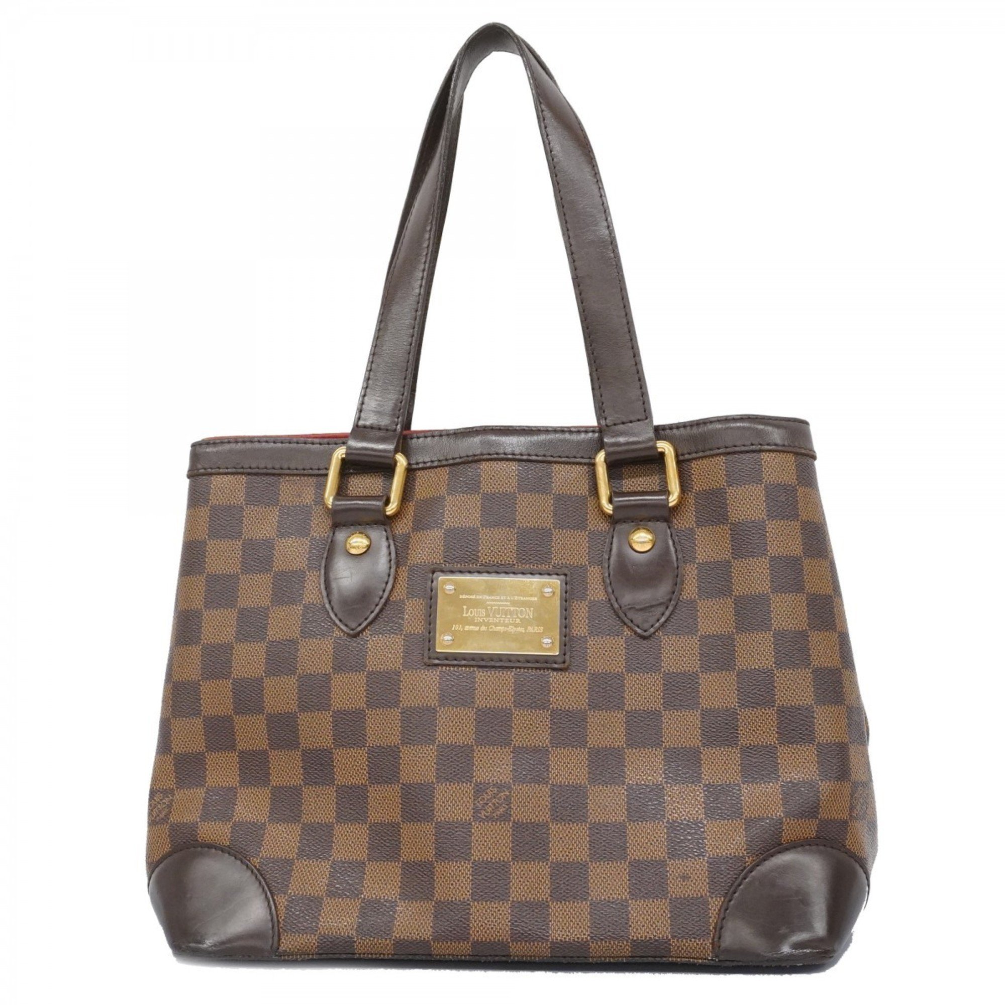 Louis Vuitton Tote Bag Damier Hampstead PM N51205 Brown Women's