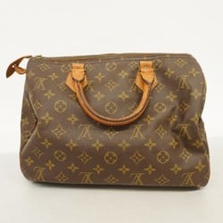 Louis Vuitton Handbag Monogram Speedy 30 M41108 Brown Ladies