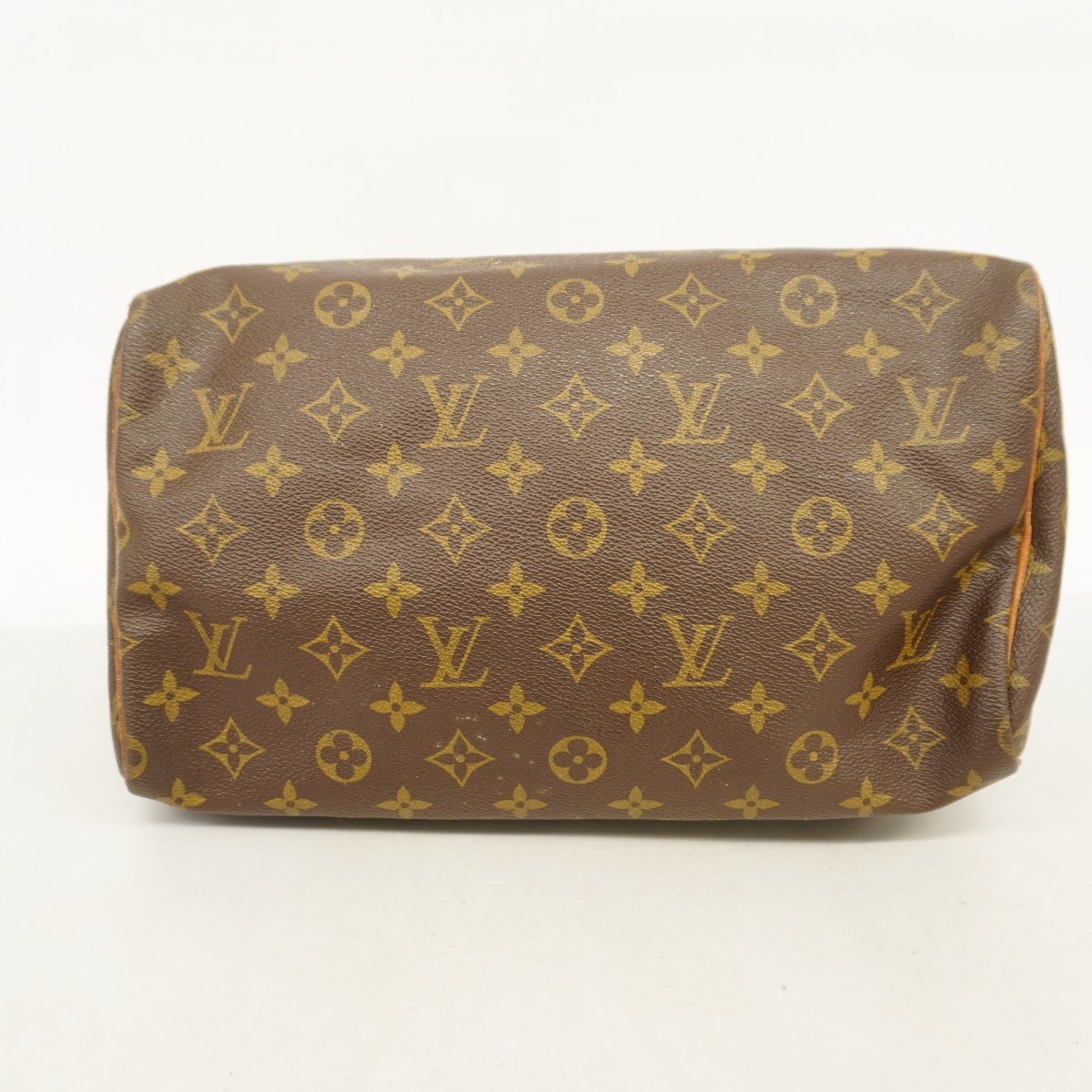 Louis Vuitton Handbag Monogram Speedy 30 M41108 Brown Ladies