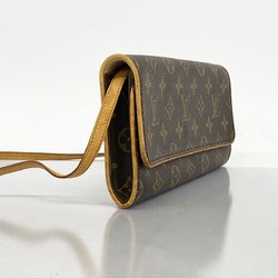 Louis Vuitton Shoulder Bag Monogram Pochette Twin GM M51852 Brown Women's