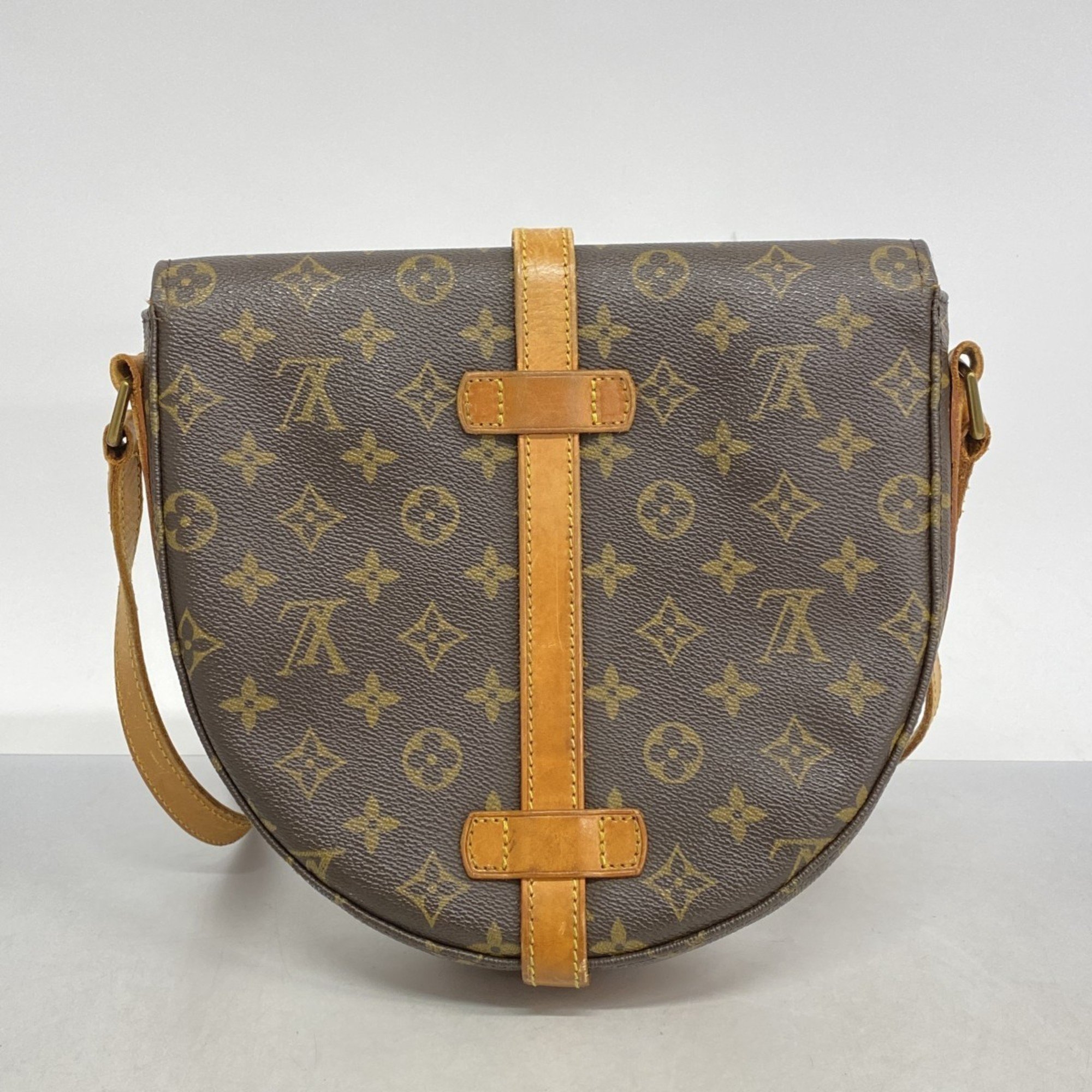 Louis Vuitton Shoulder Bag Monogram Shanti GM M51232 Brown Ladies