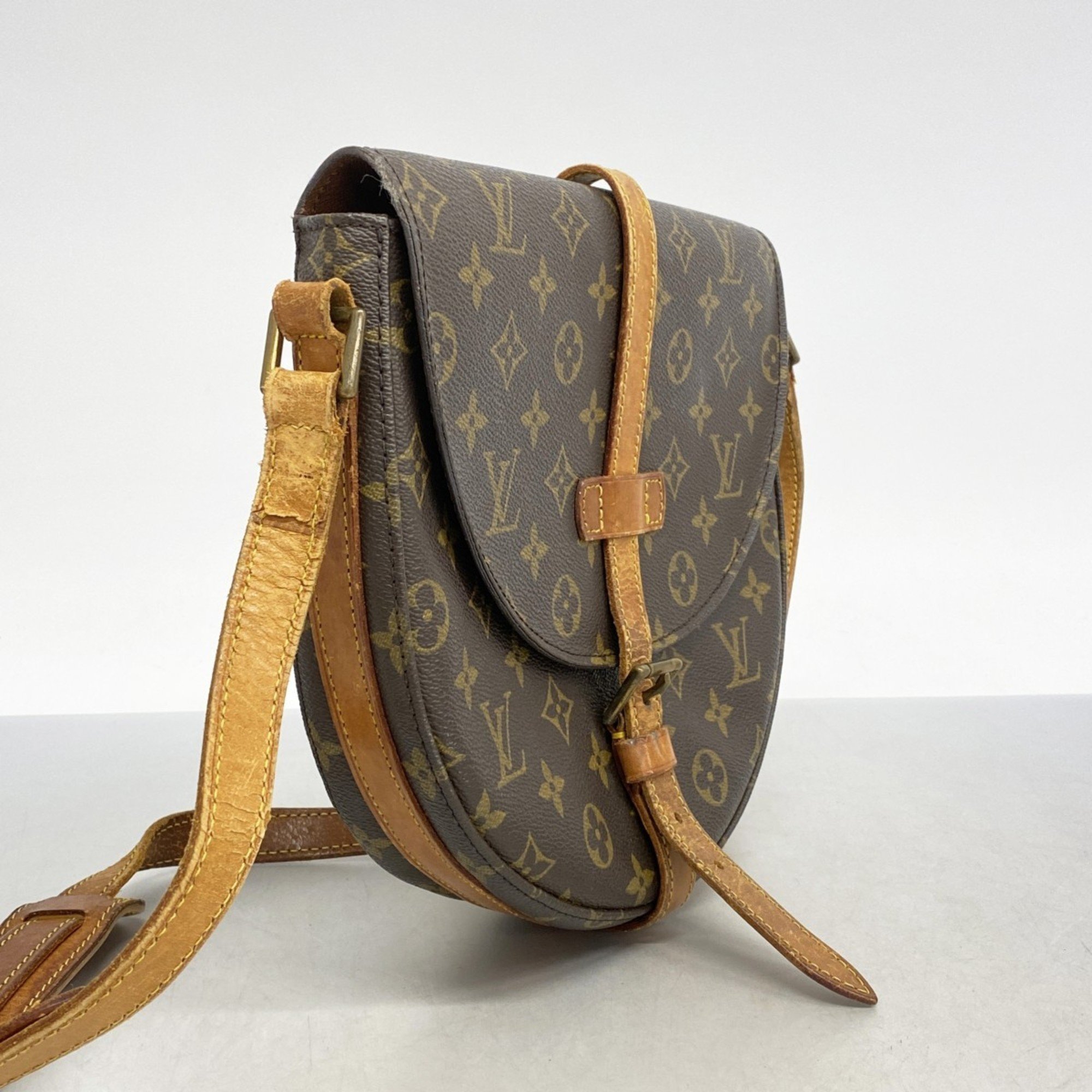 Louis Vuitton Shoulder Bag Monogram Shanti GM M51232 Brown Ladies