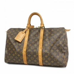 Louis Vuitton Boston Bag Monogram Keepall 45 M41428 Brown Men's Women's