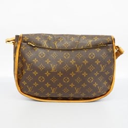 Louis Vuitton Shoulder Bag Monogram Menilmontant MM M40473 Brown Women's