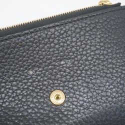 Louis Vuitton Tri-fold Wallet Taurillon Portefeuille Capucines Compact M82764 Noir Ladies