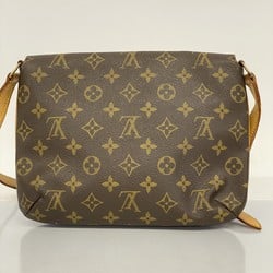 Louis Vuitton Shoulder Bag Monogram Musette Tango Short Strap M51257 Brown Women's