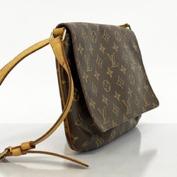 Louis Vuitton Shoulder Bag Monogram Musette Tango Short Strap M51257 Brown Women's