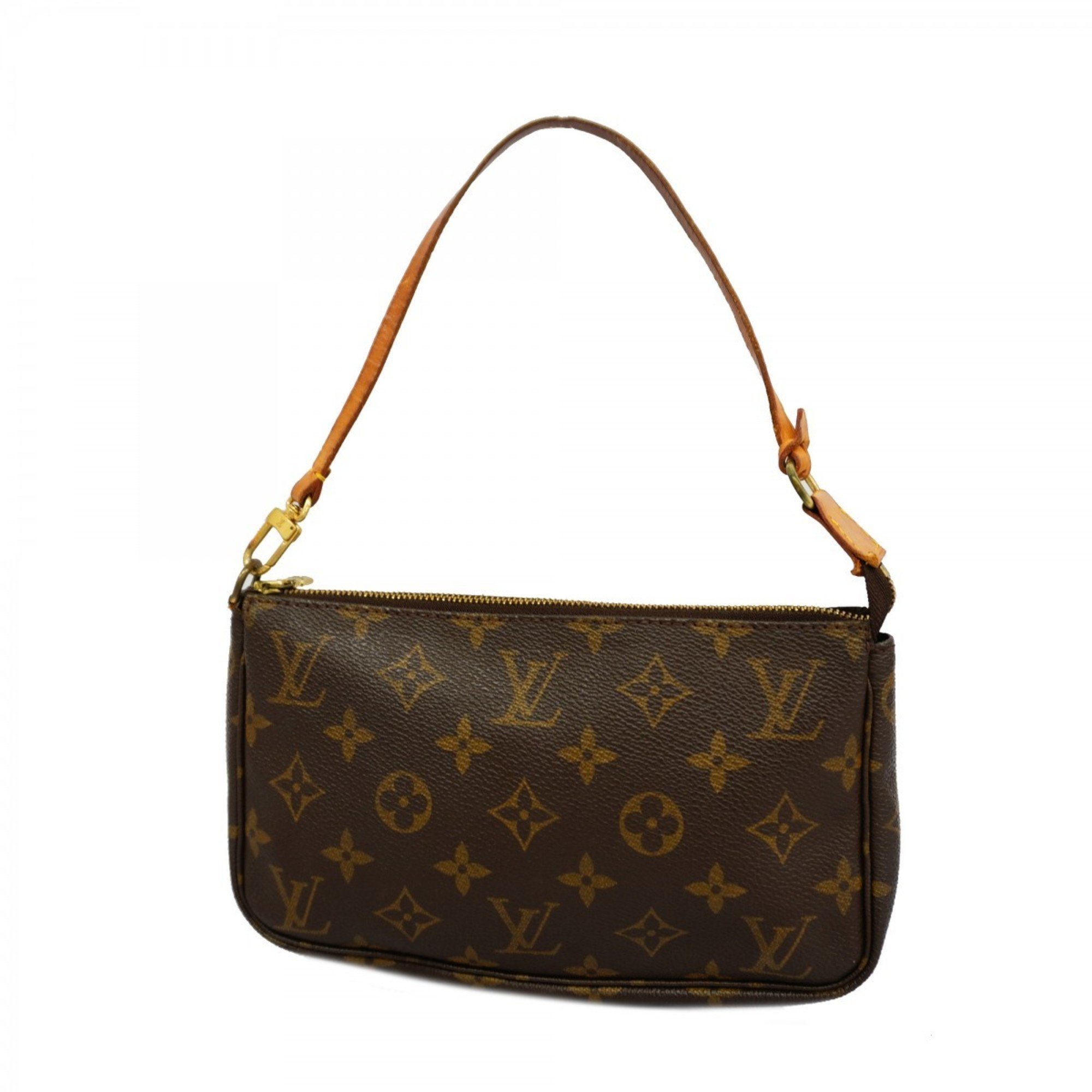 Louis Vuitton Pouch Monogram Pochette Accessoires M51980 Brown Women's