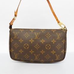 Louis Vuitton Pouch Monogram Pochette Accessoires M51980 Brown Women's