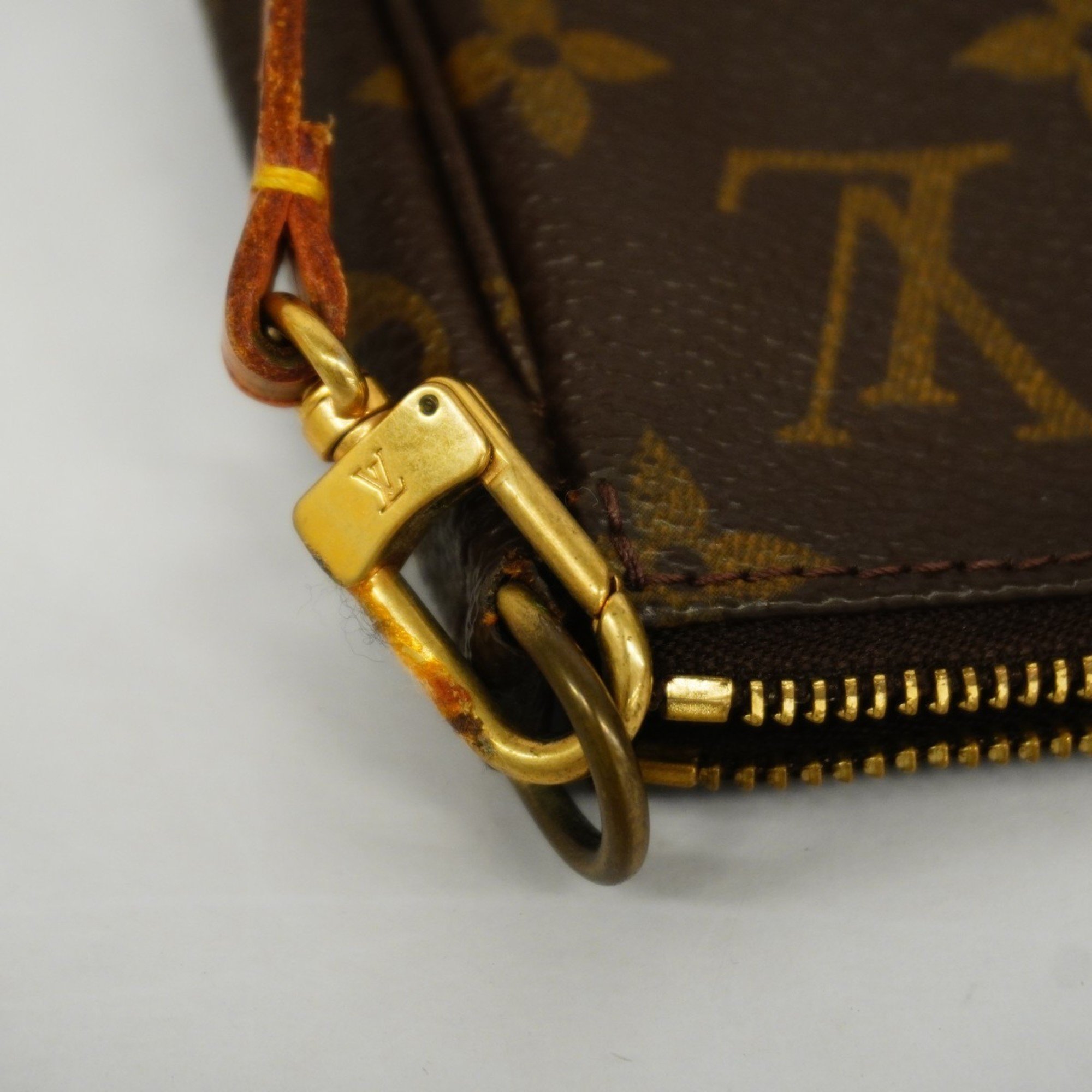 Louis Vuitton Pouch Monogram Pochette Accessoires M51980 Brown Women's