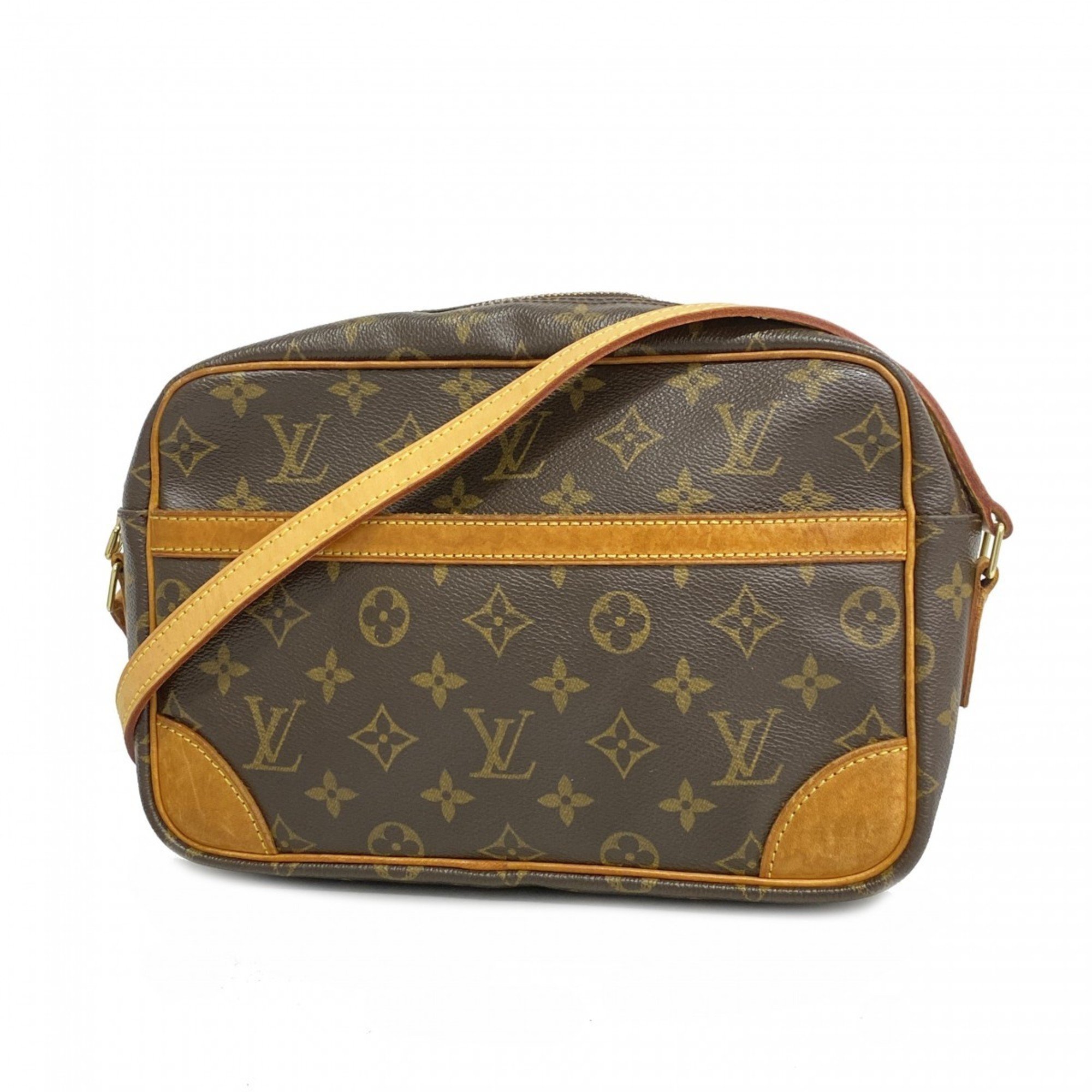 Louis Vuitton Shoulder Bag Monogram Trocadero 27 M51274 Brown Women's