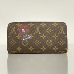 Louis Vuitton Long Wallet Monogram Zippy M67249 Brown Yamakansai Collaboration Men's Women's