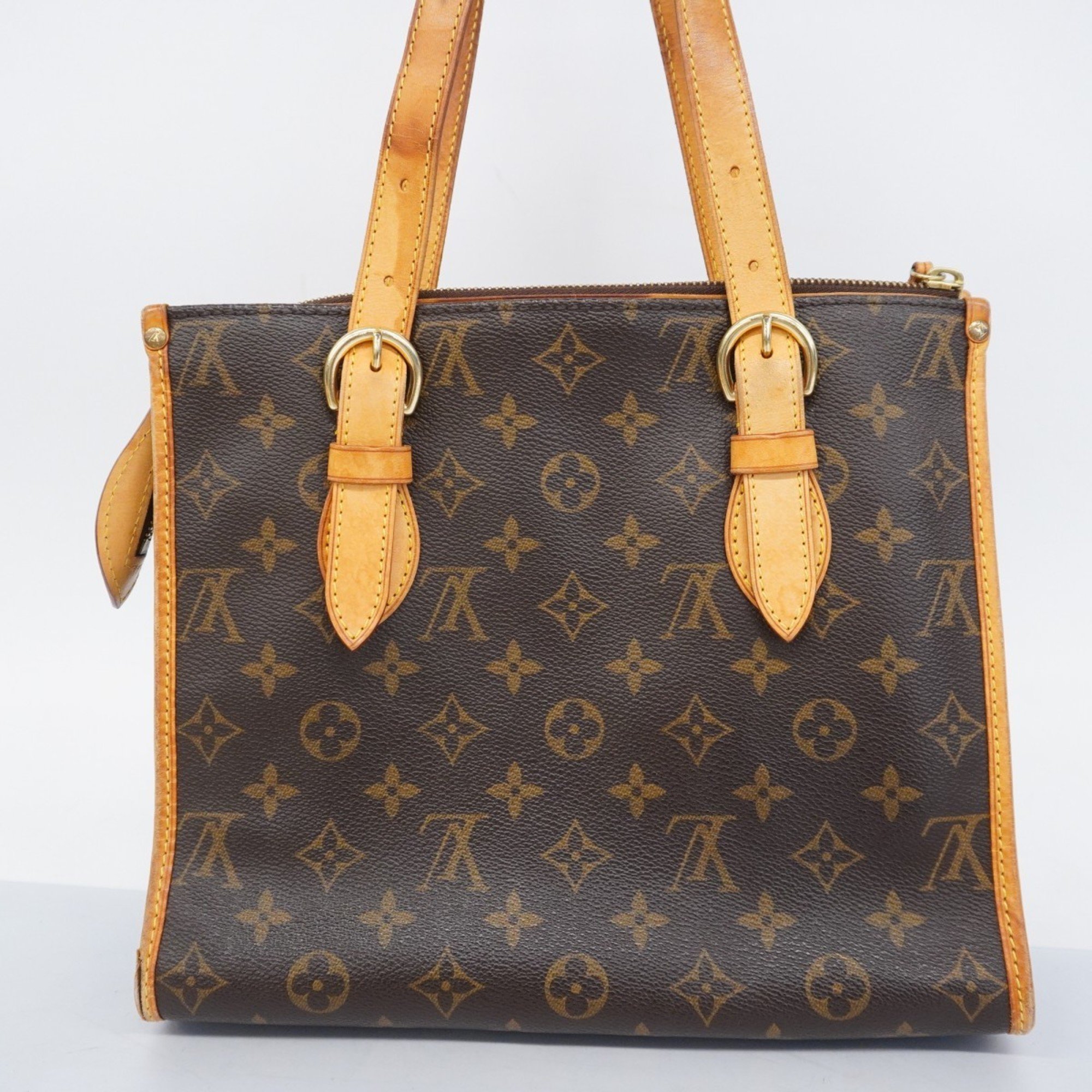 Louis Vuitton Tote Bag Monogram Popincourt M40007 Brown Ladies