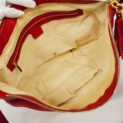 Gucci Shoulder Bag Soho 295175 Leather Red Women's