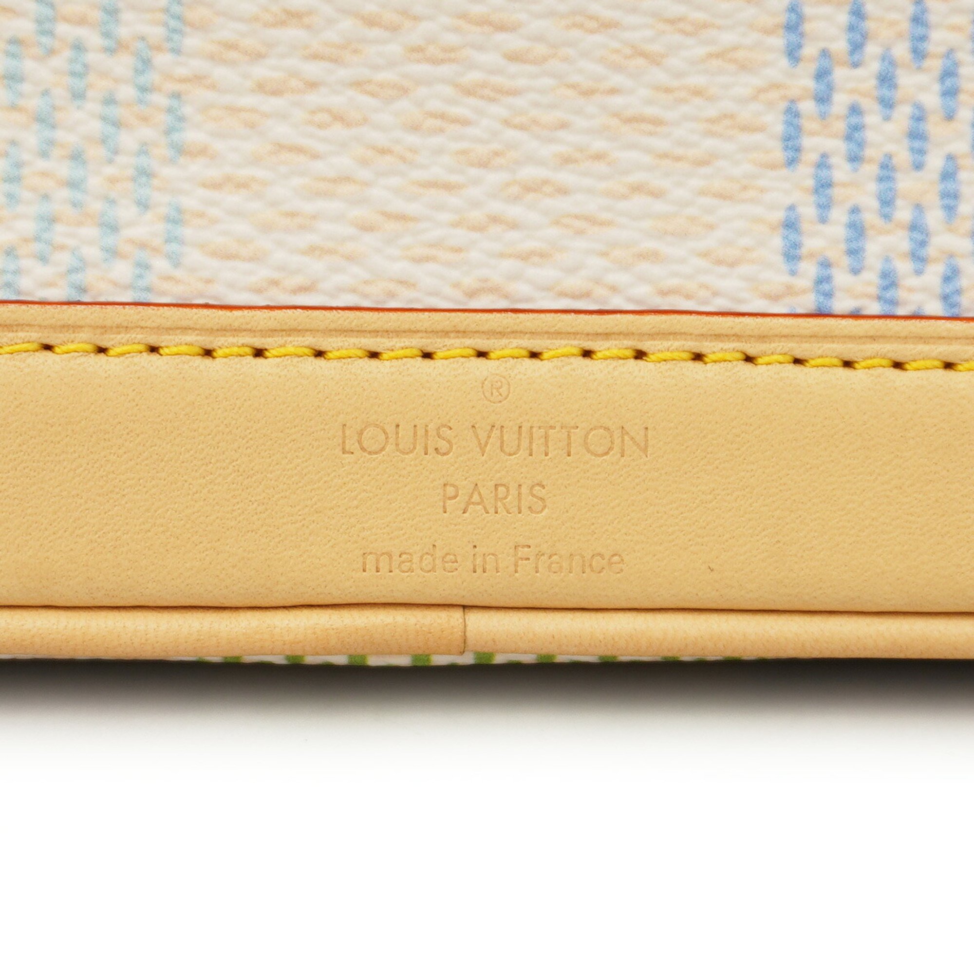 Louis Vuitton Shoulder Bag Damier Licious Nano Noe N40640 Pistachio Green Women's