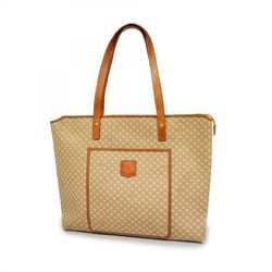 Celine Tote Bag Macadam Brown Beige Women's