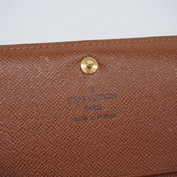 Louis Vuitton Wallet Monogram Porte Monnaie Tresor M61730 Brown Men's Women's