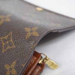 Louis Vuitton Wallet Monogram Porte Monnaie Tresor M61730 Brown Men's Women's