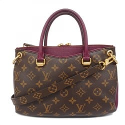 Louis Vuitton Handbag Monogram Pallas BB M42961 Brown Raisin Ladies