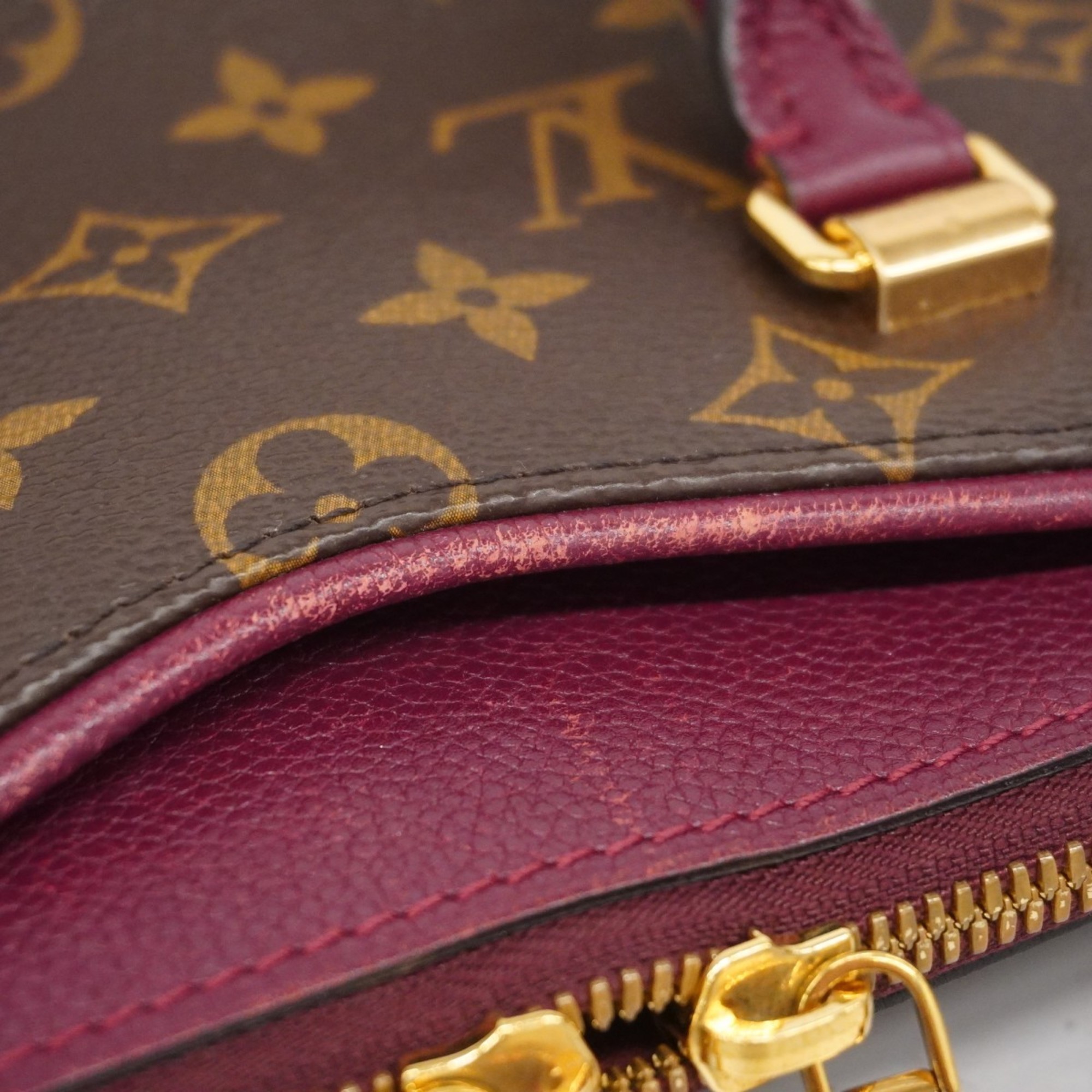 Louis Vuitton Handbag Monogram Pallas BB M42961 Brown Raisin Ladies