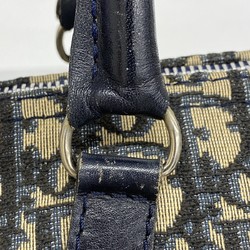 Christian Dior handbag Trotter canvas navy ladies