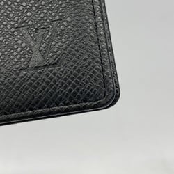 Louis Vuitton Long Wallet Taiga Porte Valeur Carte Credit M30392 Noir Men's