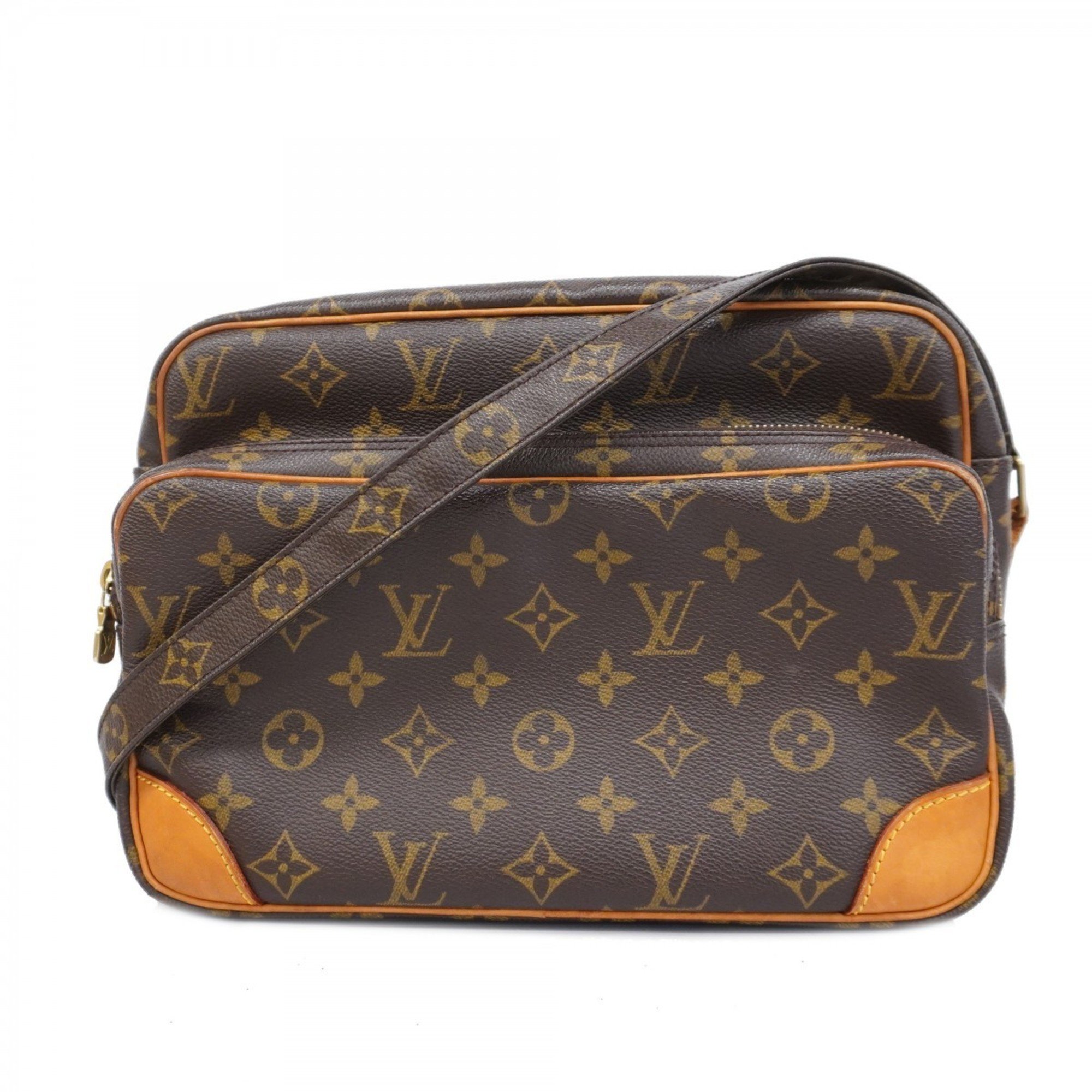 Louis Vuitton Shoulder Bag Monogram Nile M45244 Brown Ladies