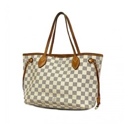 Louis Vuitton Tote Bag Damier Azur Neverfull PM N51110 White Women's