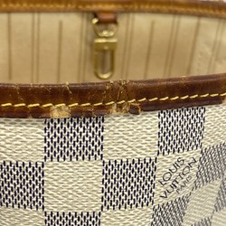 Louis Vuitton Tote Bag Damier Azur Neverfull PM N51110 White Women's