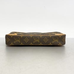 Louis Vuitton Clutch Bag Monogram Marly Dragonne M51825 Brown Men's