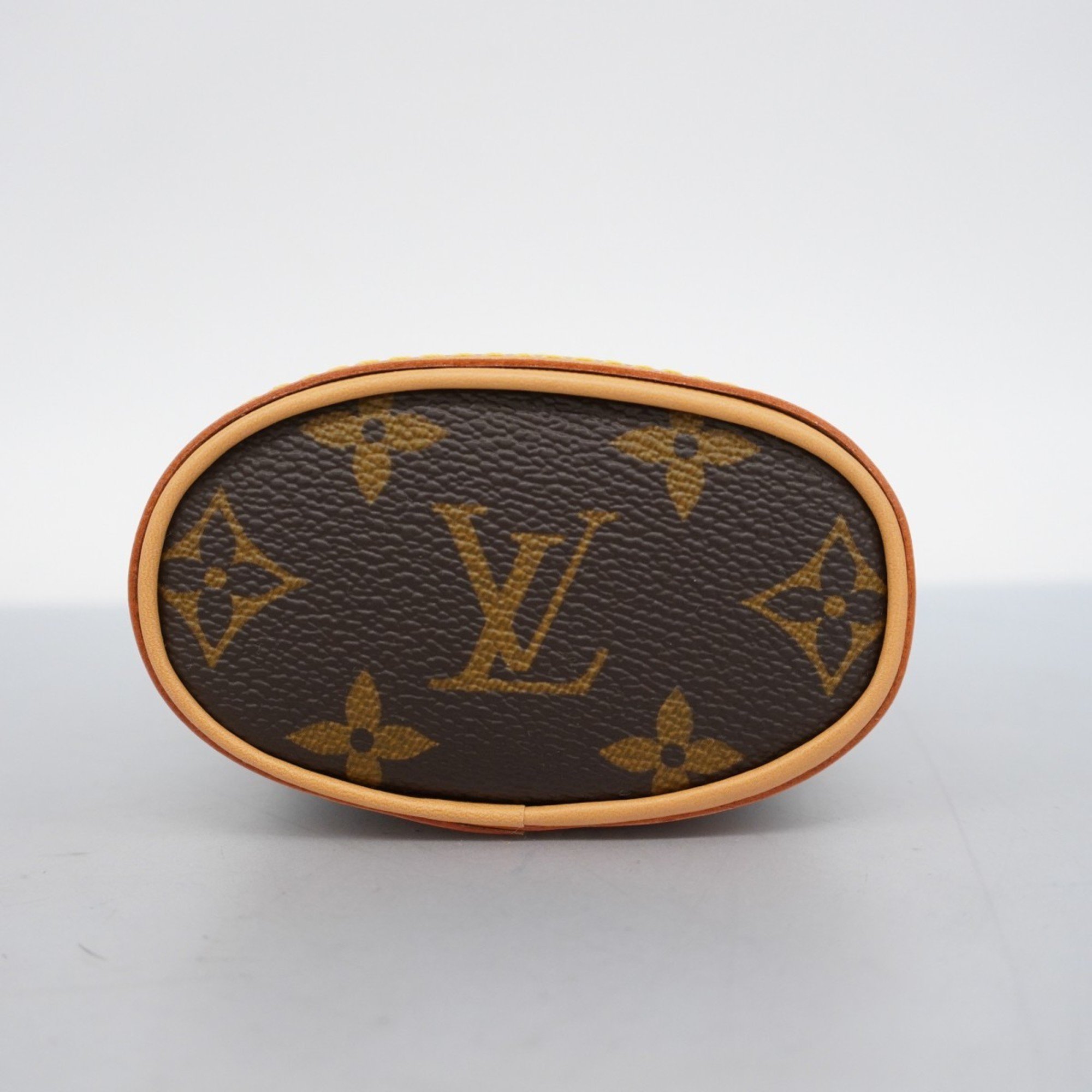 Louis Vuitton Shoulder Bag Monogram Fold Me Pouch M80874 Brown Women's