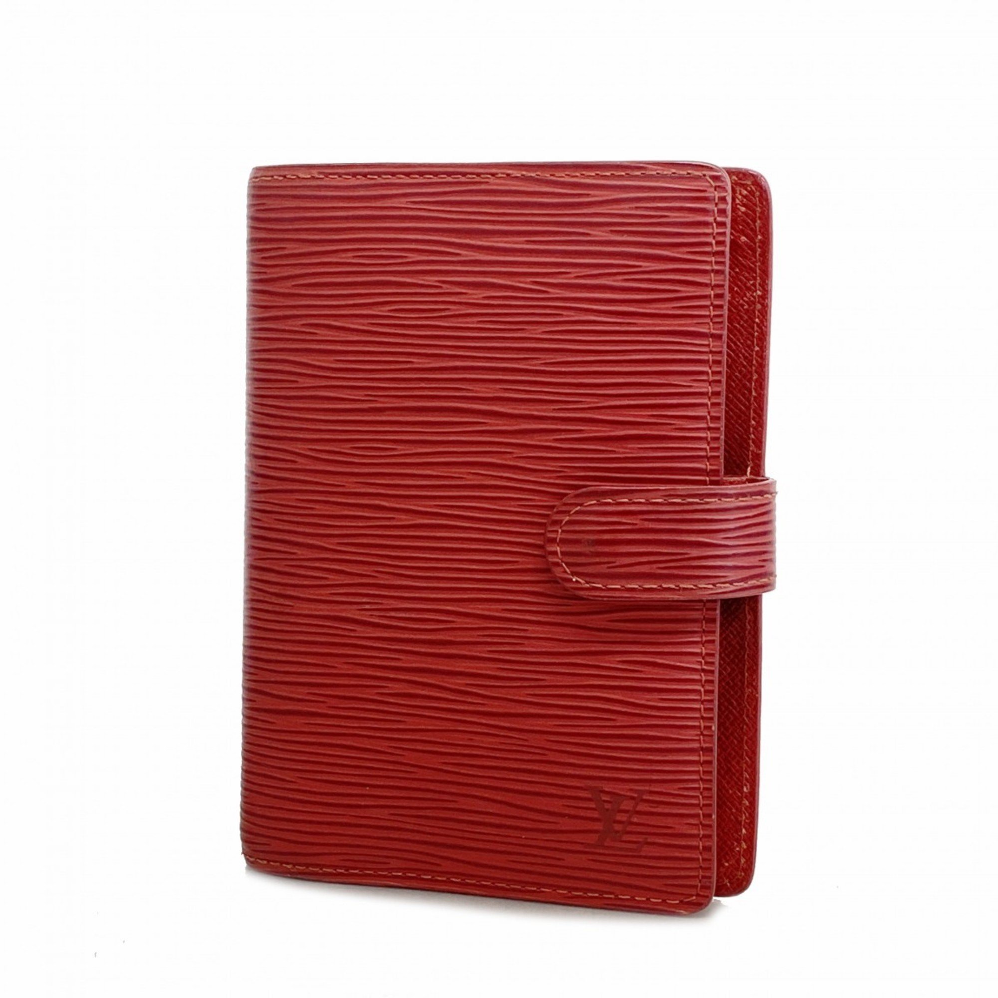 Louis Vuitton Notebook Cover Epi Agenda PM R20057 Castilian Red for Men and Women