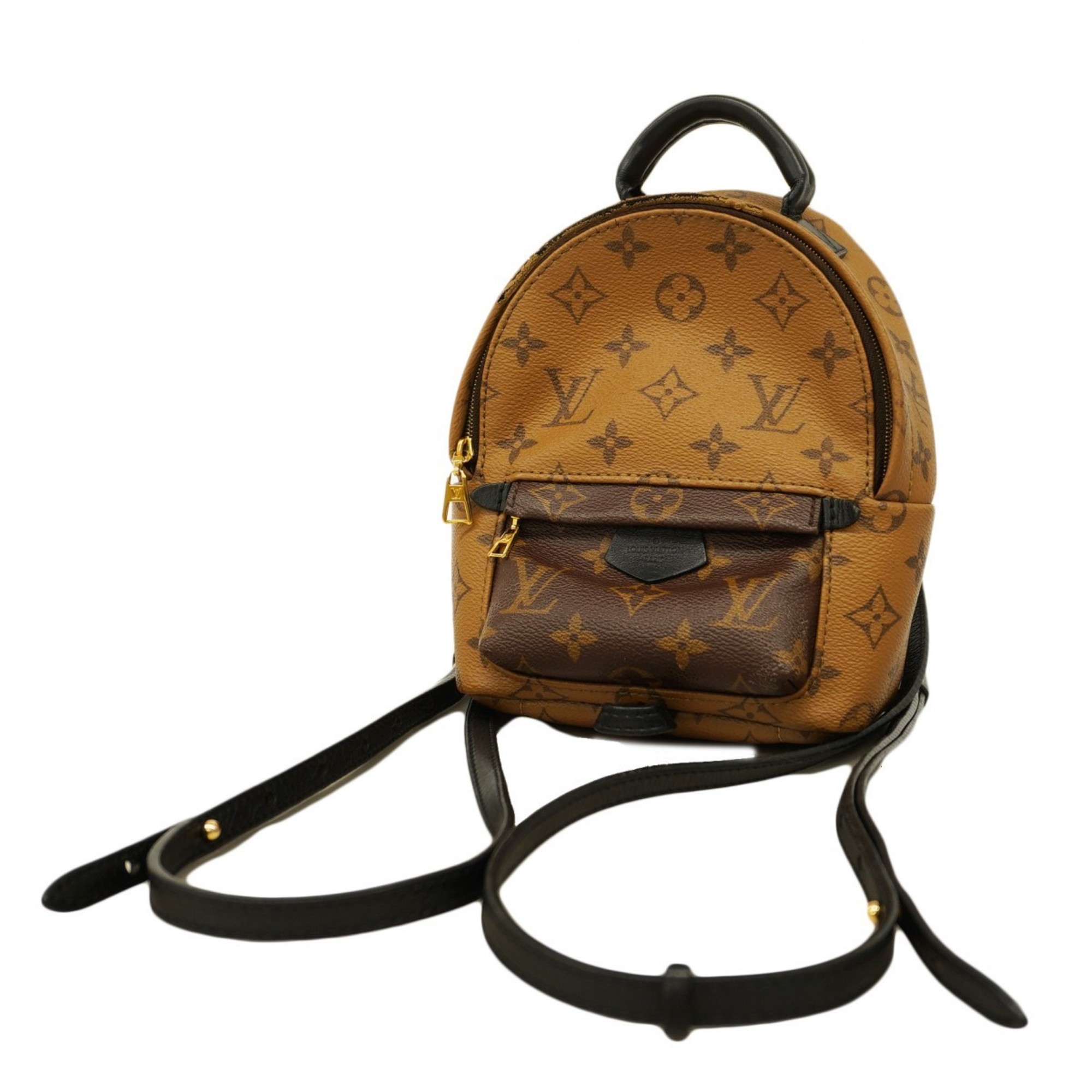 Louis Vuitton Backpack/Daypack Monogram Reverse Palm Springs Backpack MINI M42411 Brown Women's